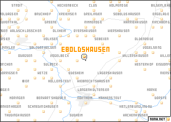 map of Eboldshausen