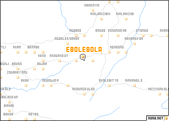 map of Ebolébola