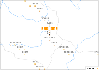 map of Ebomané