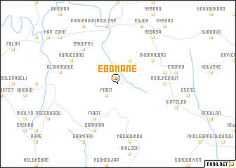 map of Ebomane