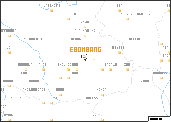 map of Ebombang