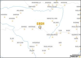 map of Ebom