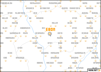 map of Ebom