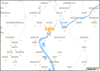 map of Ebom