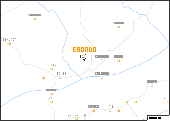 map of Ebondo