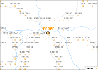 map of Eboro