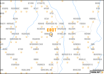 map of Ebot