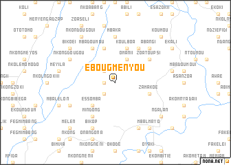 map of Ebougmenyou