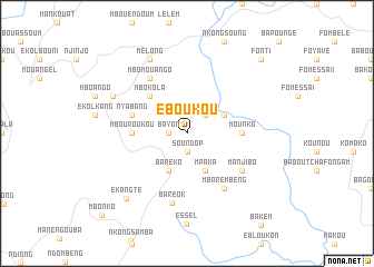 map of Eboukou