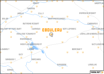 map of Ébouleau