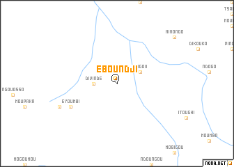 map of Eboundji