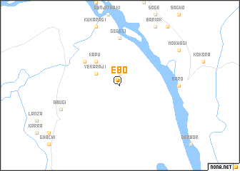 map of Ebo