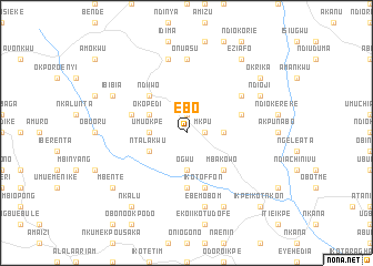 map of Ebo