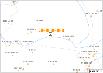 map of Ebrāhīmābād