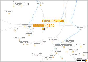 map of Ebrāhīmābād