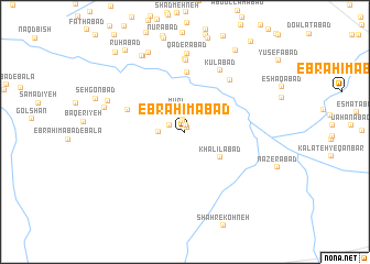 map of Ebrāhīmābād