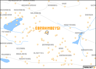 map of Ebrāhīm Beygī