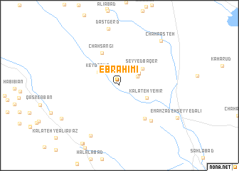 map of Ebrāhīmī