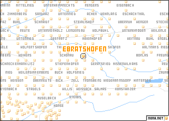 map of Ebratshofen