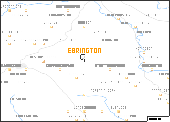 map of Ebrington