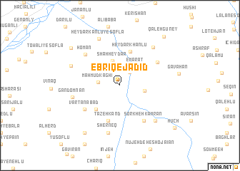 map of Ebrīq-e Jadīd