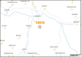 map of Ebrīq