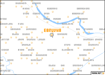 map of Ebruvwa