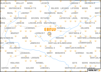 map of Ébruv