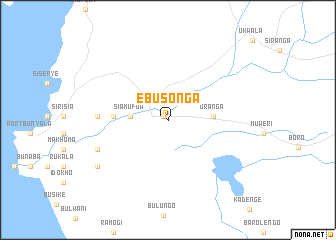 map of Ebusonga