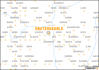 map of Ebute Adewale