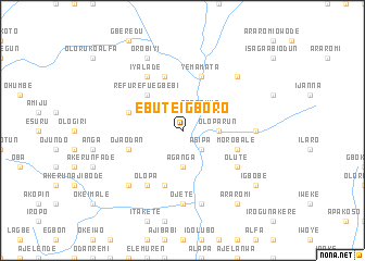 map of Ebute Igboro