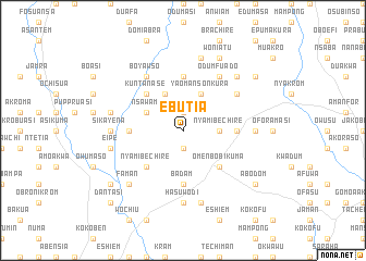 map of Ebutia