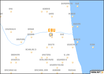 map of Ebu