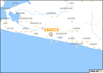 map of Ebwazo