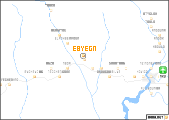 map of Ebyegn