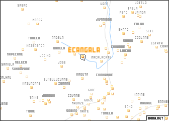 map of Ecangala