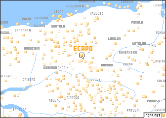 map of Ecapo