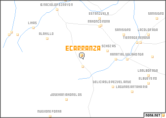 map of E. Carranza