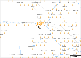 map of Ecay