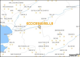 map of Eccica-Suerella