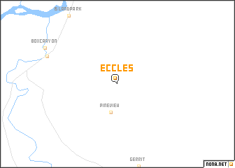 map of Eccles