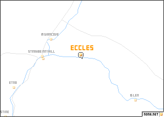 map of Eccles