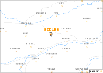 map of Eccles