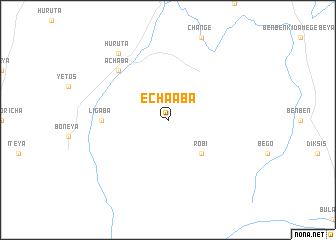 map of Ēchaʼāba