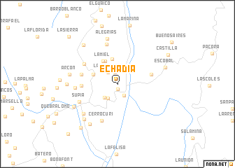 map of Echadía