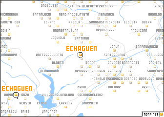 map of Echagüen