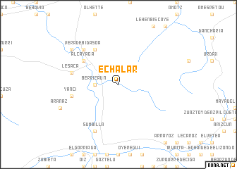 map of Echalar