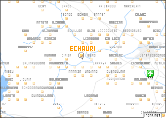 map of Echauri