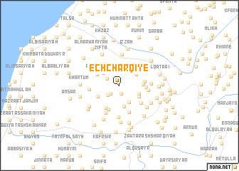 map of Ech Charqîyé