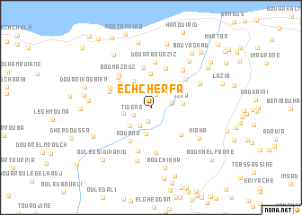 map of Ech Cherfa